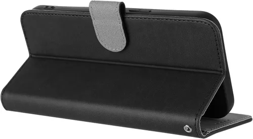 Vista 5 de Compatible con Xiaomi Pocophone F1, compatible con Xiaomi Poco F1 Flip Kickstand Cierre Magnético Wallet Funda para teléfono Negro