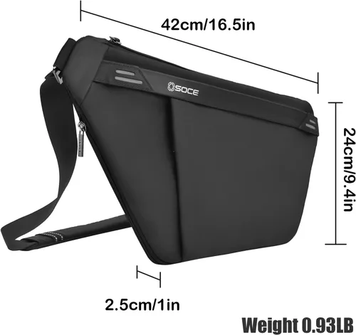 Vista 6 de Bolso bandolera bandolera para el pecho impermeable mochila de hombro bandolera en el pecho paquete de funda de mochila para bicicleta deportiva 20