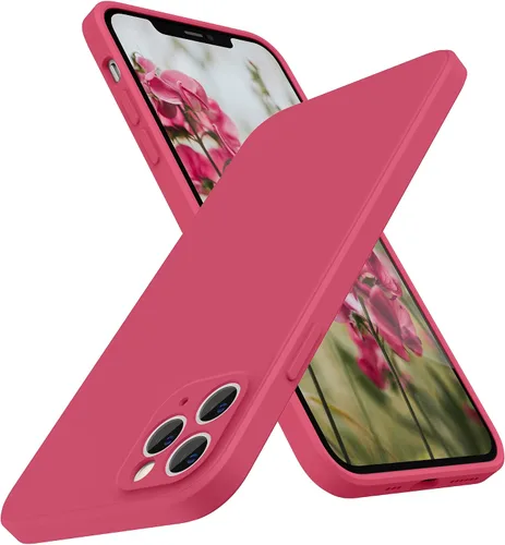 Vista 19 de SURPHY Funda de diseño para iPhone 11 Pro Max con protección para cámara, diseño de borde recto, silicona líquida delgada, piedra
