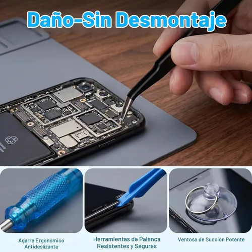 Vista 5 de Spudger - Kit de herramientas de palanca, herramienta de apertura de 7 piezas, kit de herramientas de plástico y metal, herramienta de apertura