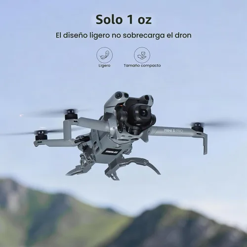 Vista 4 de STARTRC Tren de aterrizaje para DJI Mini 5 Pro Accesorios, Plegable Extendido Liberación Rápida Drone Protector para DJI Mini 5 Pro Fly More Combo