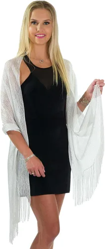 Vista 6 de ShineGlitz - Chales y mantones elegantes para mujer, para usar con ropa y vestidos de noche