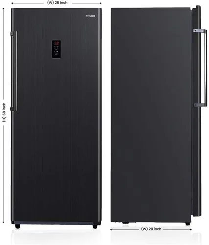 Vista 7 de Conserv Congelador/refrigerador vertical convertible de 14 pies cúbicos listo para garaje en negro