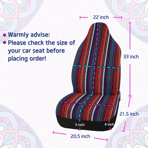 Vista 5 de uxcell - Funda universal para asiento delantero de automóvil, SUV, 1 unidad