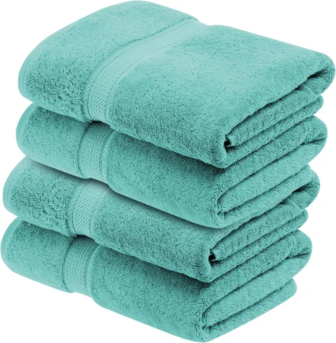 Vista 86 de BNM Toallas de Algodón Egipcio de Peso Pesado, Ideales para Baño, Ducha, Spa, Hotel, 800 GSM, Toallas Faciales/de Aseo, Toallas de Mano, Toallas