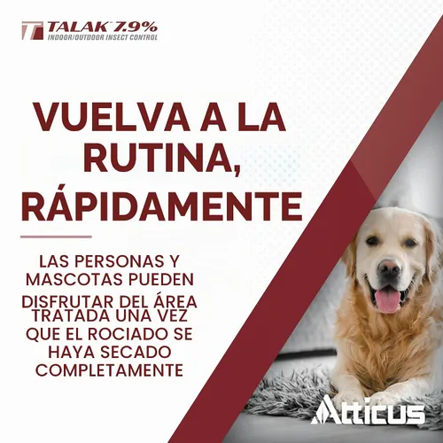 Vista 7 de Atticus Talak 7.9% Concentrado de insecticida bifentrina para interiores y exteriores (1 galón) Control Ants, Mosquitoes, Cockroaches, Spiders