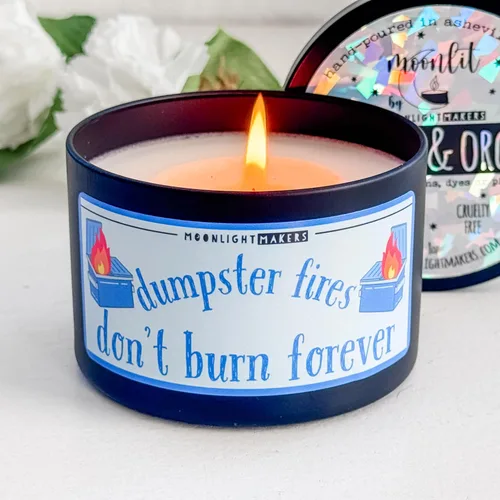 Vista 14 de Moonlight Makers Teacher's Last Nerve On Fire - Vela de cera de soja natural perfumada a madera de teca caribeña, hecha a mano, 25 horas