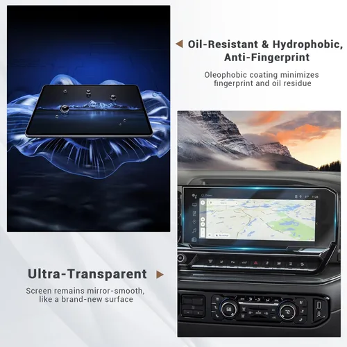 Vista 3 de Protector de pantalla de Chevy Silverado 2026 para Chevy Silverado 1500/2500HD 3500HD (LT/RST/LT Trail Boss/LTZ/ZR2/High Country) Cubierta