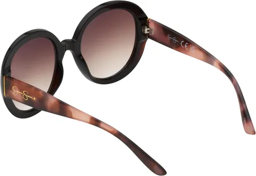 Vista 4 de Jessica Simpson Women's J6198 Vintage Jackie O Round Sunglasses with Uv400 Protection. Glam Gifts for Her, 56 Mm