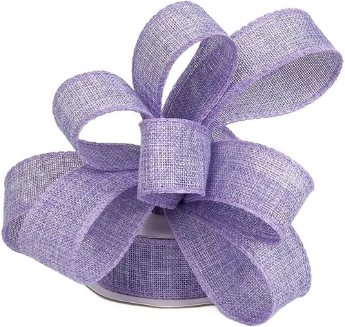 Vista 2 de Burlap alámbrico cinta, 1 – 1/2 Pulgadas Por carrete 10-yard, 12