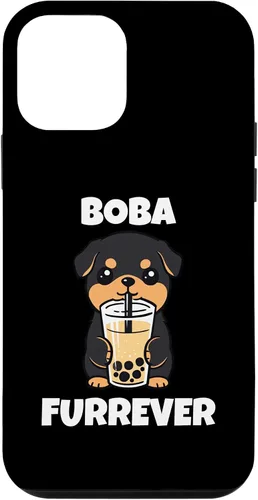 Vista 12 de iPhone 15 Rottweiler Boba Furrever Funny Dog Bubble Tea Case