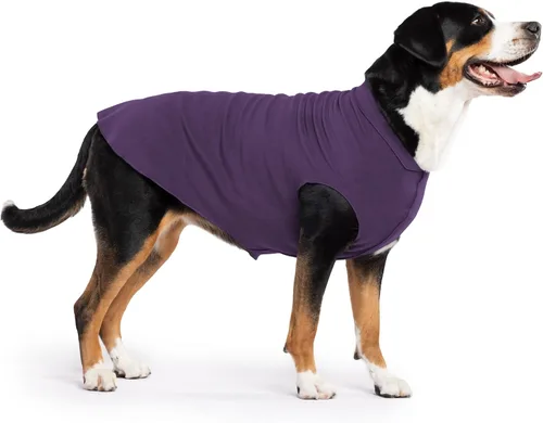 Vista 43 de Abrigo elástico de lana para perro, ropa suave y cálida para perro, suéter elástico para mascotas, lavable en lavadora, ecológico, para todo el año