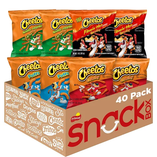 Vista 9 de Cheetos - Bocadillos con sabor a queso, crujientes, 2 onzas (paquete de 64)