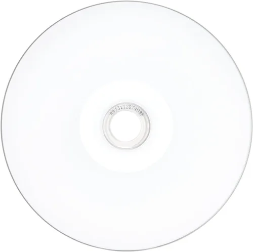 Vista 2 de Verbatim CD-R 700MB 52X DataLifePlus White Inkjet imprimible, Hub imprimible - 50pk Husillo - 94755