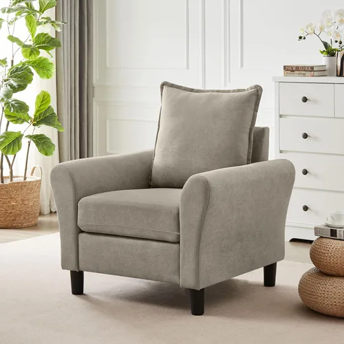 Vista 9 de Sofá Seccional Convertible, Sofá Pequeño en Forma de L de 77 pulgadas, Sofá de 3 Asientos con Chaise de Almacenamiento Reversible y Conjunto