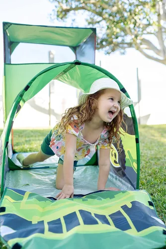 Vista 7 de Pacific Play Tents 20463 Tractor Play House Tent 56" x 45" x 28