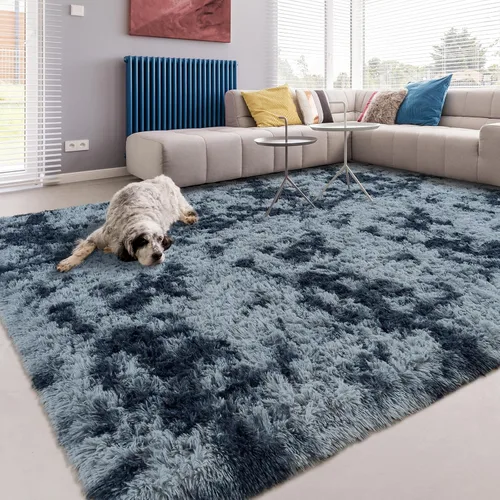 Vista 132 de Softlife Alfombra naranja para dormitorio, alfombra de felpa esponjosa para sala de estar para niñas, alfombra lanuda para niños, alfombra suave