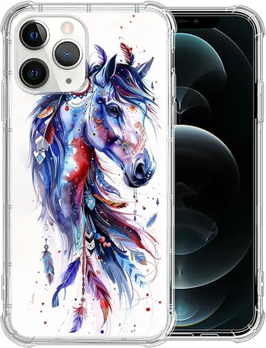 Vista 30 de CARLOCA Funda compatible con iPhone 7 Plus para niña, transparente con increíble diseño de nebulosa espacial, diseño de plástico a prueba de golpes