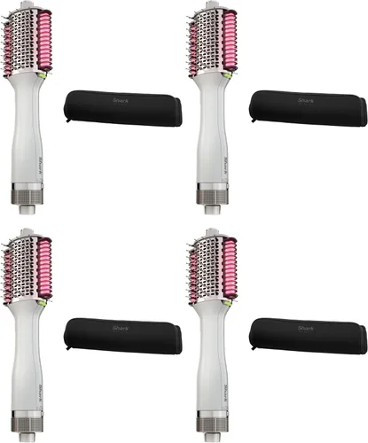 Vista 8 de Shark HT212 SmoothStyle - Peine térmico + cepillo secador con bolsa de almacenamiento resistente al calor, modo dual, para todo tipo de cabello, seda