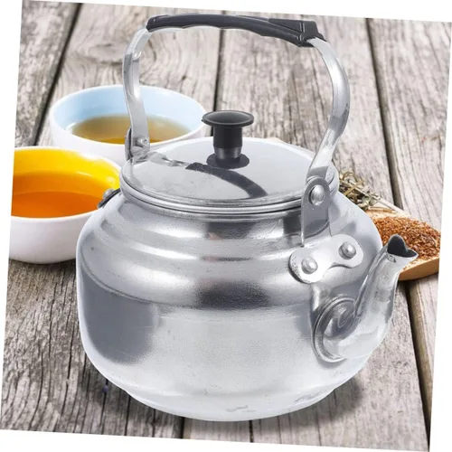 Vista 6 de Tetera de aleación de aluminio con filtro para hervir té y agua para uso doméstico y camping
