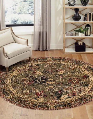 Vista 21 de Unique Loom Saturn Collection - Alfombra rectangular de iones (2 pies 2 pulgadas x 3 pies 1 pulgada, color beige crema/negro)
