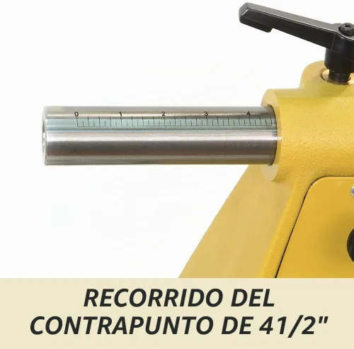 Vista 6 de Powermatic Torno de carpintería de velocidad variable de 20 x 20 pulgadas, máquina de torneado de madera reversible, 2 HP, 220 V 1 Ph (2020B)