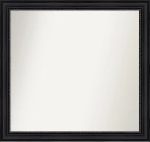 Vista 71 de Amanti Art Espejo personalizado, espejo de baño negro Astor, espejo de pared o espejo de tocador de baño sobre el fregadero (25 x 25 pulgadas)