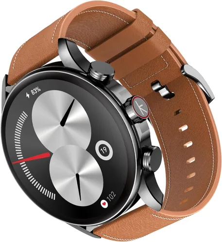 Vista 7 de Kieslect Balancer Smartwatch, pantalla AMOLED de 1.43 pulgadas, llamadas Bluetooth, NFC, más de 100 modos deportivos, color negro
