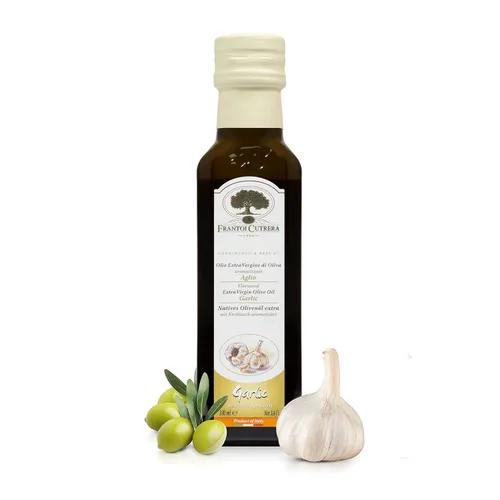 Vista 10 de Mercato di Bellina Juego de regalo de aceite de oliva italiano y balsámico, mini vinagre balsámico, trufa, ajo y aceite de oliva con sabor a limón