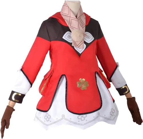 Vista 7 de Kelly cosplay set uniform women's red Halloween full set cosplay performance costume