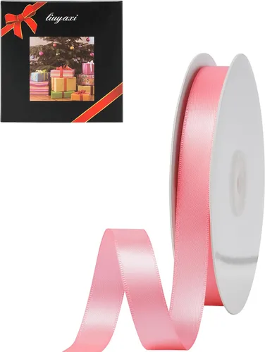 Vista 37 de LIUYAXI Cinta púrpura claro, 1/2 pulgada x 25 yardas, cinta de doble cara púrpura claro para envolver regalos, manualidades, ramo de lazos