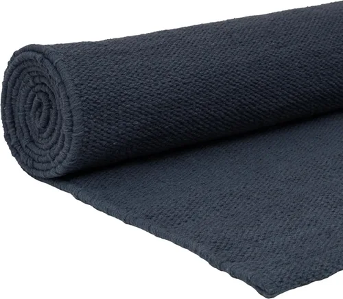 Vista 8 de Live Well 360 Tapete de yoga hecho a mano de algodón orgánico, no tóxico, sin productos químicos y totalmente natural, tapete de yoga de tela