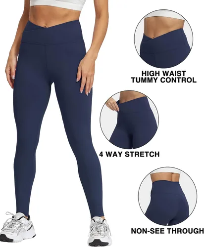 Vista 6 de Natural Feelings - Leggings de cintura alta para mujer, ultrasuaves, elásticos, opacos, ajustados, para yoga, talla única y talla extragrande