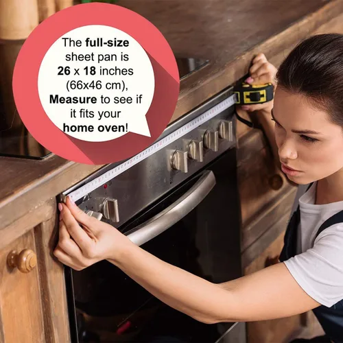Vista 6 de Tiger Chef 19 Gauge sartén de un cuarto, Plateado