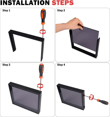 Vista 8 de GeeekPi Bastidor de servidor 4U, mini rack de red de 10 pulgadas para equipos de red, servidores, audio y video, montaje en rack DeskPi RackMate T0