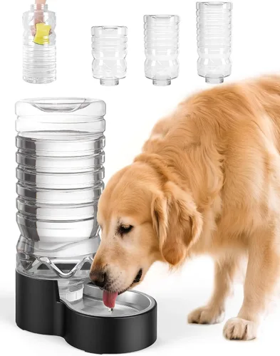 Vista 13 de Heouvo Dispensador de agua para gatos con gravedad de 1.3 galones
