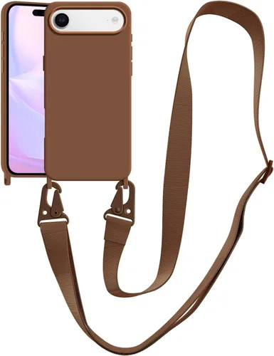 Vista 149 de Funda compatible con iPhone 8 Plus, iPhone 7 Plus/6 Plus/6S Plus con cordón, funda cruzada para iPhone con correa ajustable de silicona para iPhone