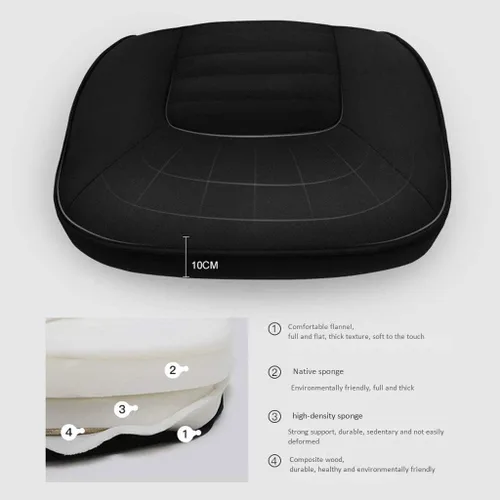 Vista 6 de Capacidad ergonómica de malla para computadora, reclinable, giratoria, ejecutiva, silla de escritorio de oficina, silla de tareas y soporte lumbar