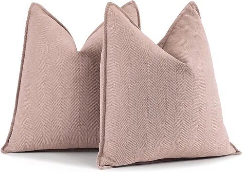 Vista 8 de ZWJD - Juego de 2 fundas de cojín decorativo de 16 x 16 pulgadas, de felpilla, con diseño elegante, suaves, para sofá, cama y decoración del hogar