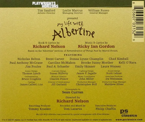 Vista 2 de My Life with Albertine 2003 Original Off-Broadway Cast