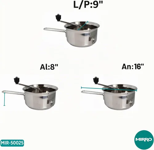Vista 8 de Mirro 50025 Foley Molino de Alimentos Saludables de Acero Inoxidable, 3.5 Cuartos, Plateado