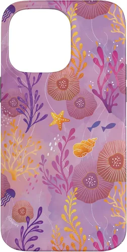 Vista 21 de Funda para iPhone 16 Disney The Little Mermaid Ariel Under the Sea Ambiance