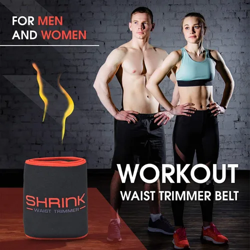 Vista 7 de shrink Faja reductora de cintura – Entrenador de cintura para mujeres y hombres; equipo de entrenamiento para entrenamiento en casa y ejercicio