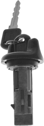 Vista 5 de Cilindro de bloqueo de encendido con llave bisel negro compatible con Chevy GMC Oldsmobile Truck SUV