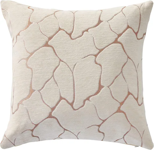 Vista 9 de Violet Linen Milano Arts - Almohadas decorativas con diseño artístico, 18 x 18 pulgadas, color plateado Plata
