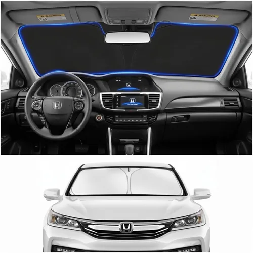 Vista 104 de Parasol para parabrisas para BMW X1 E84 2016-2024 2025, accesorios – Cubierta de parasol para parabrisas de ventana delantera, ajuste personalizado