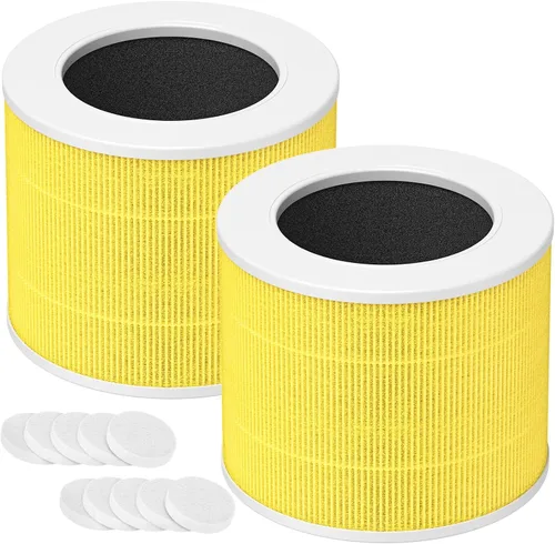 Vista 10 de Reemplazo de mini filtro Core para mini purificador de aire LEVOIT Core Core Mini 2 Pack-Blanco