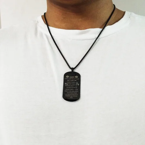 Vista 5 de Regalos para papá - Regalos para papá por primera vez, collar regalos para papá nuevo, regalos para hombres, regalos para el padre futuro, anuncios