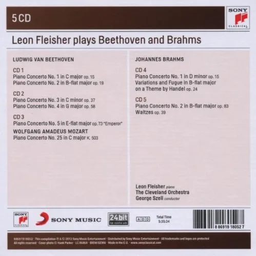 Vista 2 de Leon Fleisher Plays Beethoven & Brahms Concerto