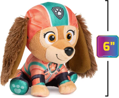 Vista 2 de GUND - Peluche de felpa de Liberty de Paw Patrol: La Gran Película, juguete de peluche con licencia oficial para edades de 1 y más, 6 pulgadas